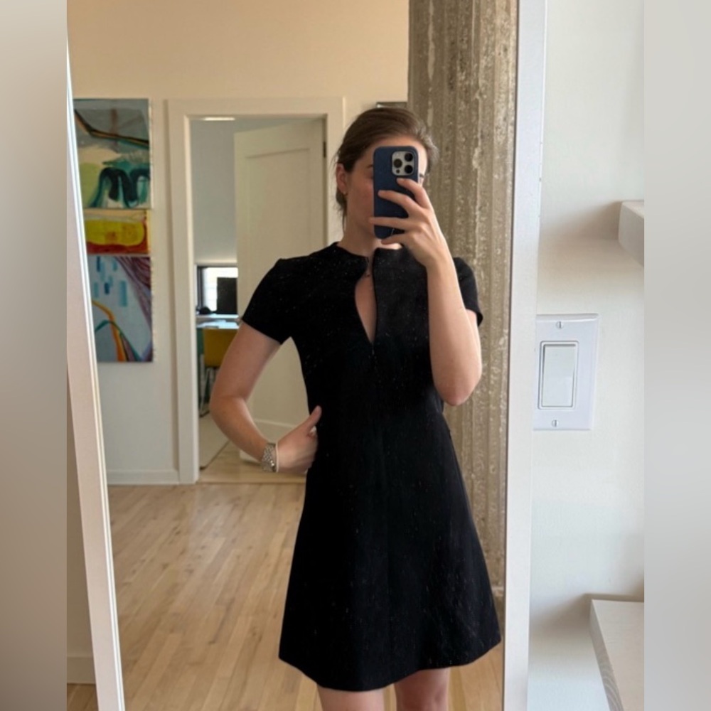 Theory Black Dress Size 2
